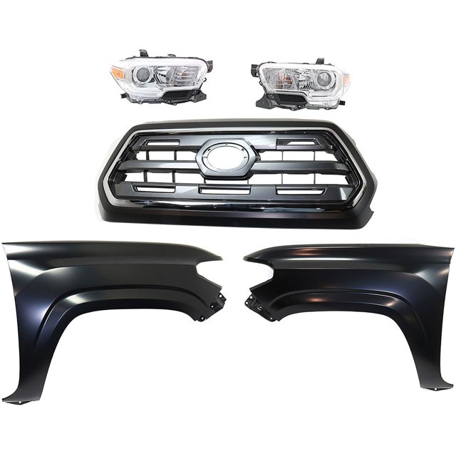 HTHY Grille Kit For 20162017 Toyota With Left Right Fenders And