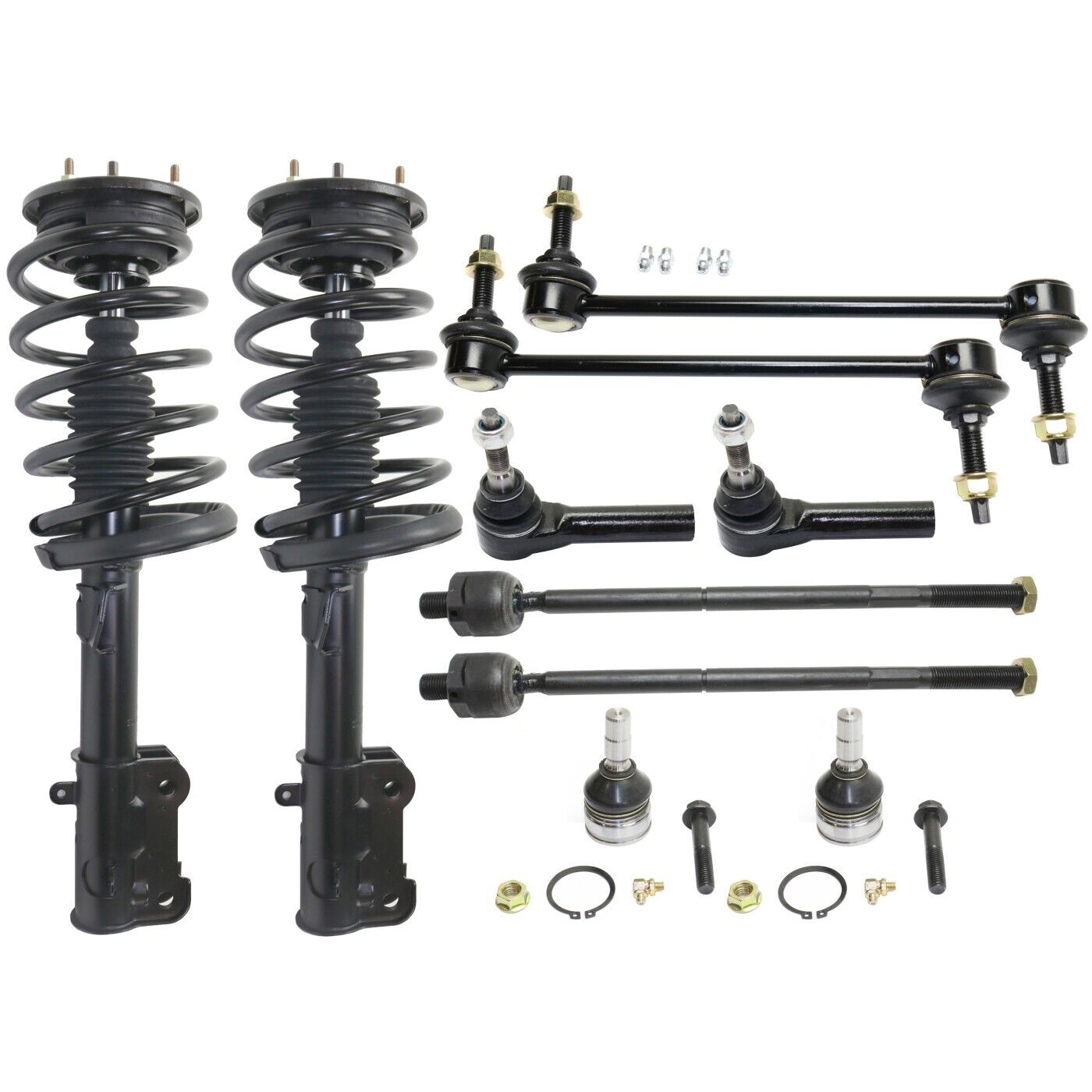 HTHY Loade Strut Kit For 20052010 Ford Mustang Sway Bar Tie Rod End