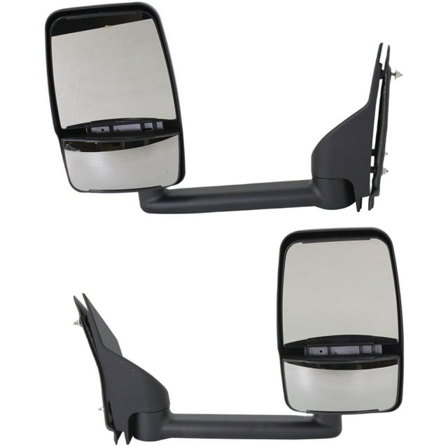 HTHY Manual Towing Mirrors For 20032017 Chevrolet Express 2500 Left