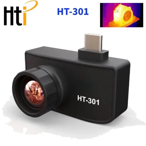 HTI HT-301 384x288 Mobile Phone IR Thermal Imaging Camera for Android Type C