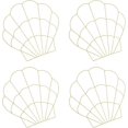 thumbnail image 1 of HTL Seashell Wreath Metal Frame Wire Form (4 Counts) Sea Shell, Wreath for Front Door, Spring Summer Décor, 15-in. x 14.75-in., 1 of 4