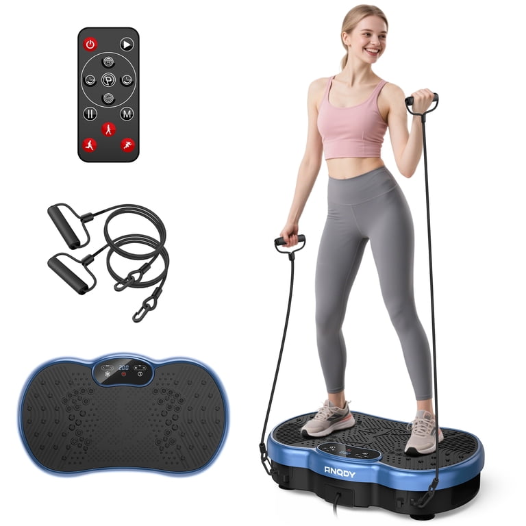 Anqdy Vibrating Platform Exercise Machine Clearance Compact Whole Body  Vibration Plate Improve Body Fat Density
