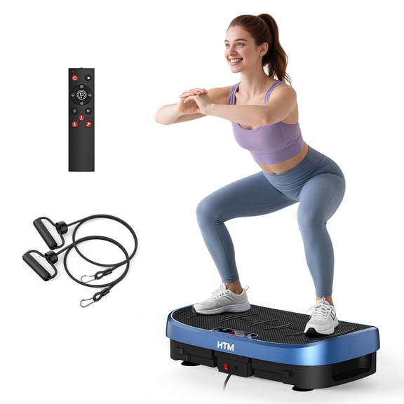 Vibration Plate Exercise Machine 120 Speed Levels, 5 Program Modes, Full Body Workout