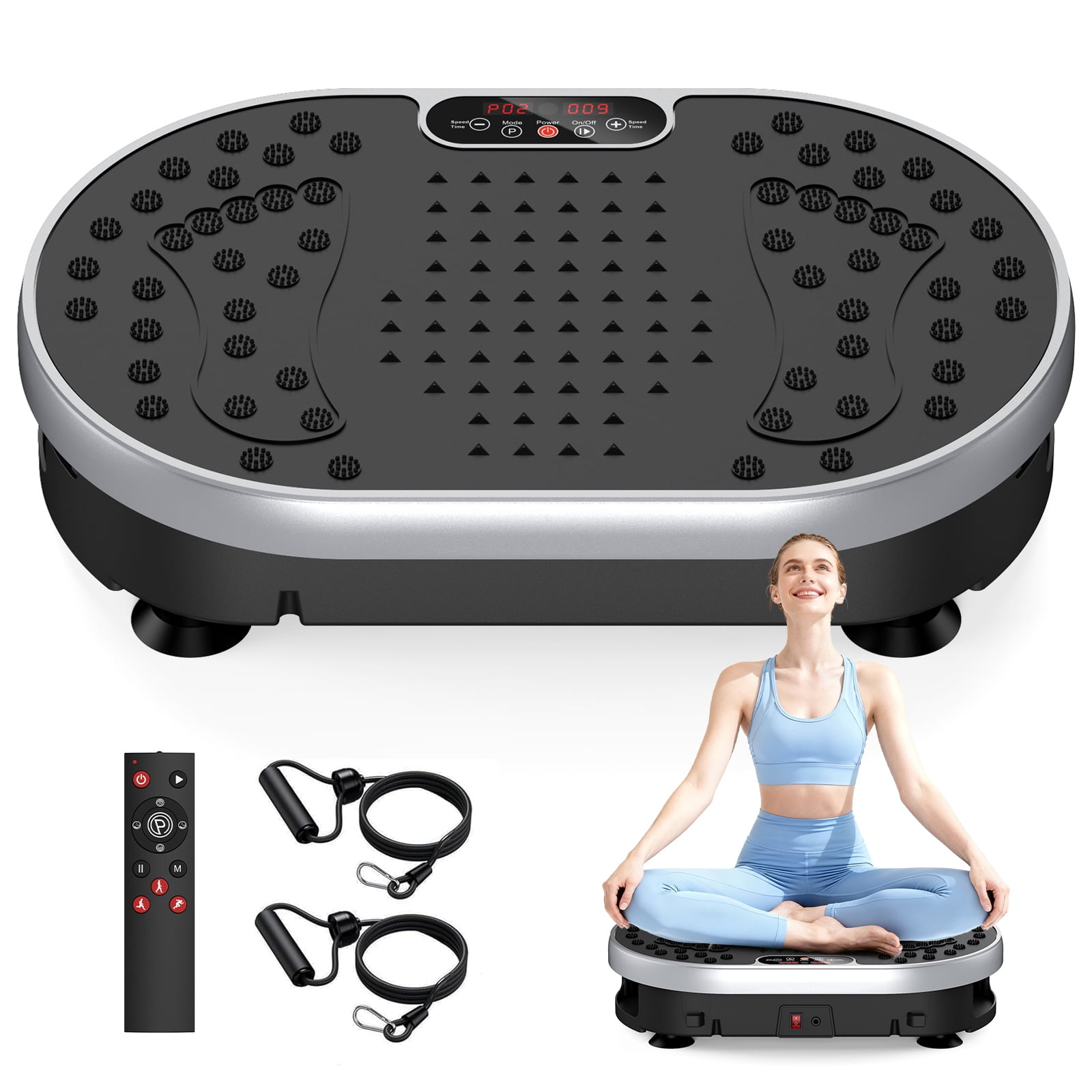 nuvomed vibrating foot massage cushion Lymphatic Vibration Machine: Full-Body Workout & Drainage main image 1