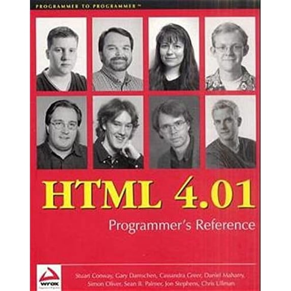Pre-Owned HTML 4.01 Programmer's Reference (Paperback) 1861005334 9781861005335