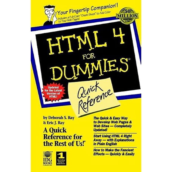 Pre-Owned HTML 4 For Dummies?: Quick Reference, 9780764503320, 0764503324, Paperback, 3rd edition
