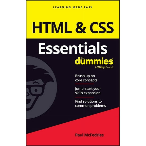 HTML & CSS Essentials for Dummies, (Paperback)