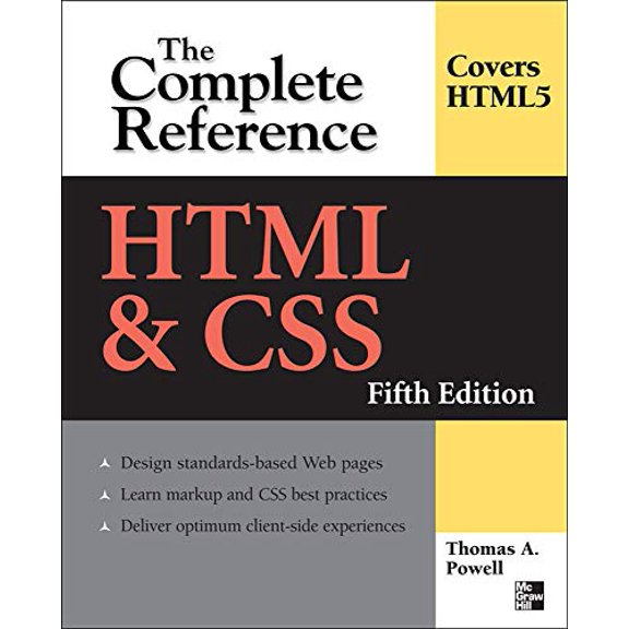 Pre-Owned HTML & Css: The Complete Reference, Fifth Edition (Paperback) 0071496297 9780071496292