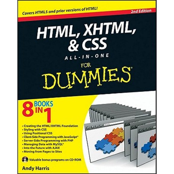 Pre-Owned HTML, XHTML and CSS All-In-One for Dummies (Paperback) 0470537558 9780470537558