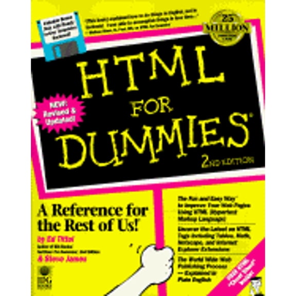Pre-Owned HTML For Dummies (Paperback) 1568846479 9781568846477