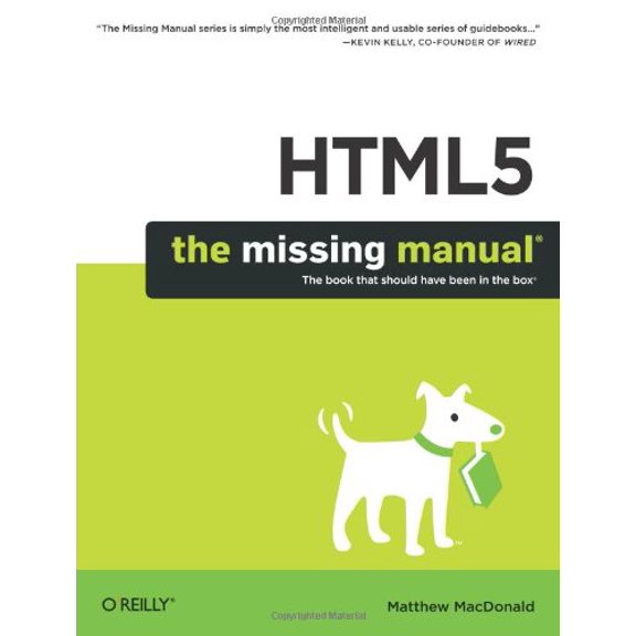 Pre-Owned HTML5: The Missing Manual (Paperback) 1449302394 9781449302399