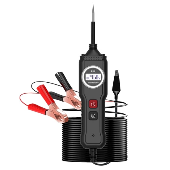 HTN Display Screen Multi Functional 2 Power Mode Vehicle Car Circuit Tester,Auto Circuit Tester Automotive Circuit Fault Finder for Automotive Repair Industry
