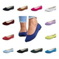 thumbnail image 1 of HTNBO Flat Shoes for Women Comfortable Dressy Casual Pointy Toe Flats On Work Office Ballet Flats, 1 of 7