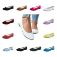thumbnail image 1 of HTNBO Flat Shoes for Women Comfortable Dressy Casual Pointy Toe Flats On Work Office Ballet Flats, 1 of 7