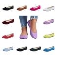 thumbnail image 1 of HTNBO Flat Shoes for Women Comfortable Dressy Casual Pointy Toe Flats On Work Office Ballet Flats, 1 of 6