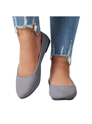 Ballet Flats in Flats Gray Walmart
