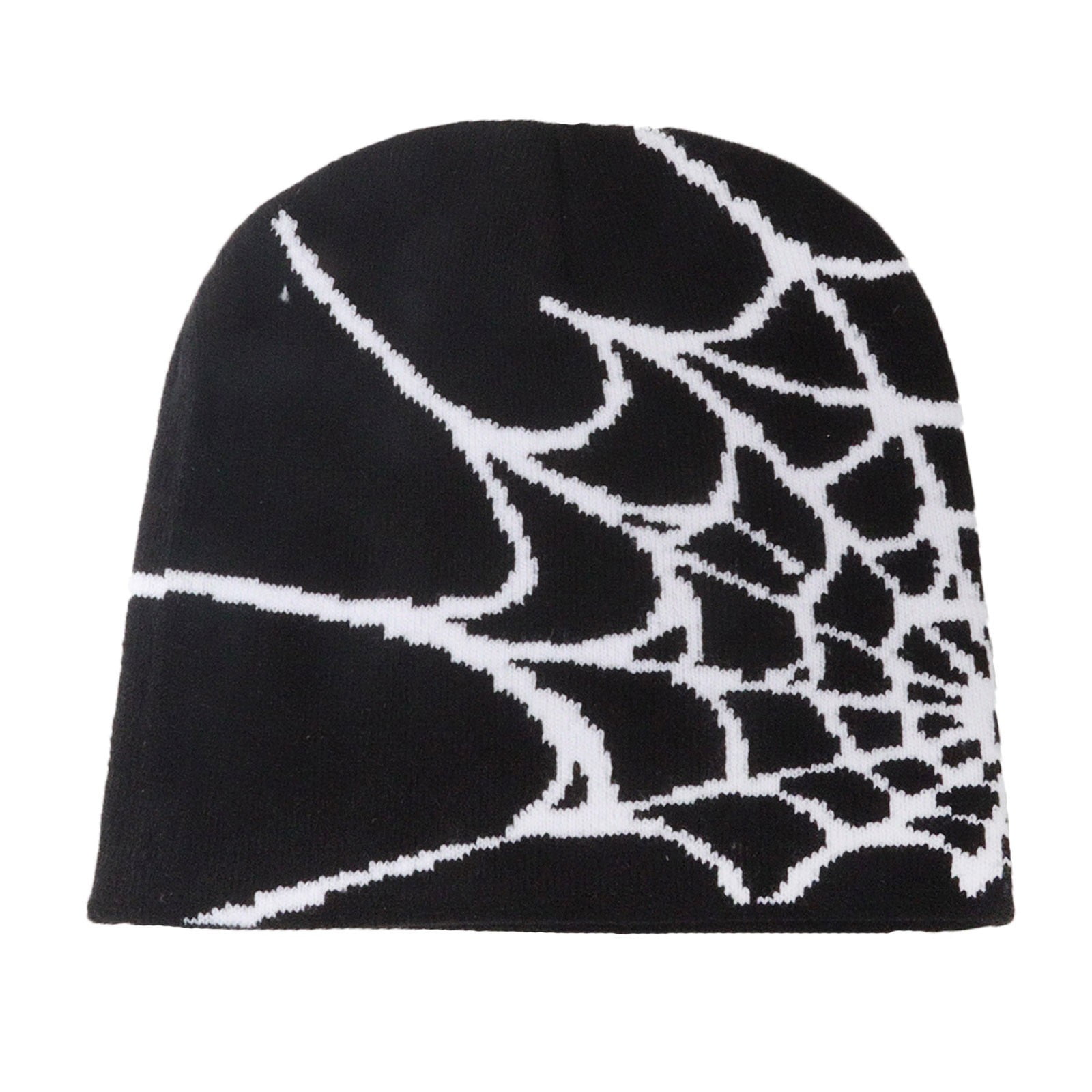 HTNBO Halloween Beanie Hats for Women Winter Thermal Graphic Knitted Skull Caps for Juniors