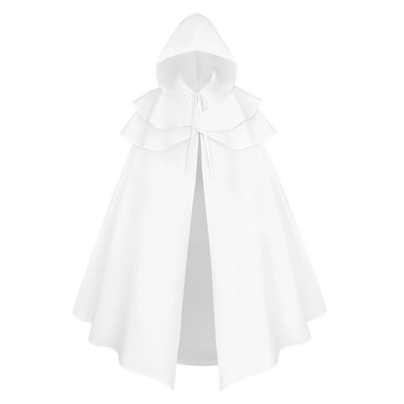 HTNBO Halloween Cos Retro Medieval Costume Robe Cosplay Cloak Grandma Cardigan Men Jackets