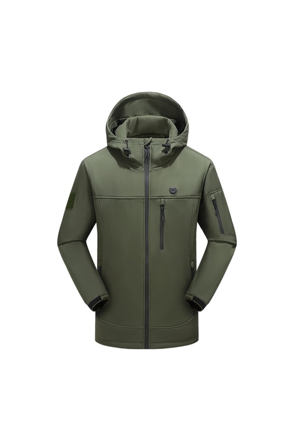 Heated Jacket for Men Women Winter Heated Coat Soft Shell Warm Heating Jackets Outdoor Winter Clothes