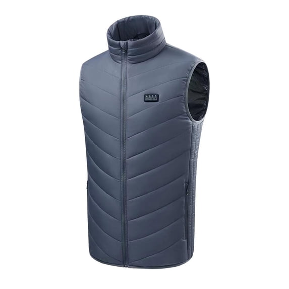 HTNBO Heated Vest, Updated Version Two-Touch 15Heat Zones LED Controller Heated Vest for Men/Women