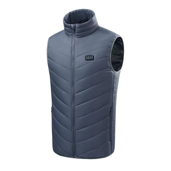 HTNBO Heated Vest, Updated Version Two-Touch 15Heat Zones LED Controller Heated Vest for Men/Women