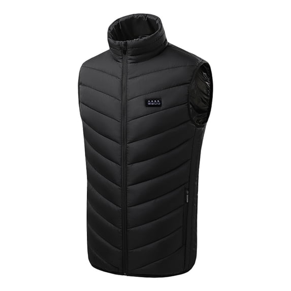 HTNBO Heated Vest, Updated Version Two-Touch 15Heat Zones LED Controller Heated Vest for Men/Women