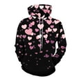 thumbnail image 1 of HTNBO Mens Graphic Hoodies for Valentine's Day Plus Size Drawstring Oversized Pullover Sweatshirts with Hood and Pockets, 1 of 4