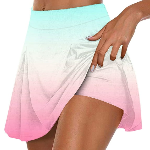 HTNBO Skorts Skirts for Women Athletic Wear Tennis Skirt Skorts for Ladies High Waisted Golf Shorts