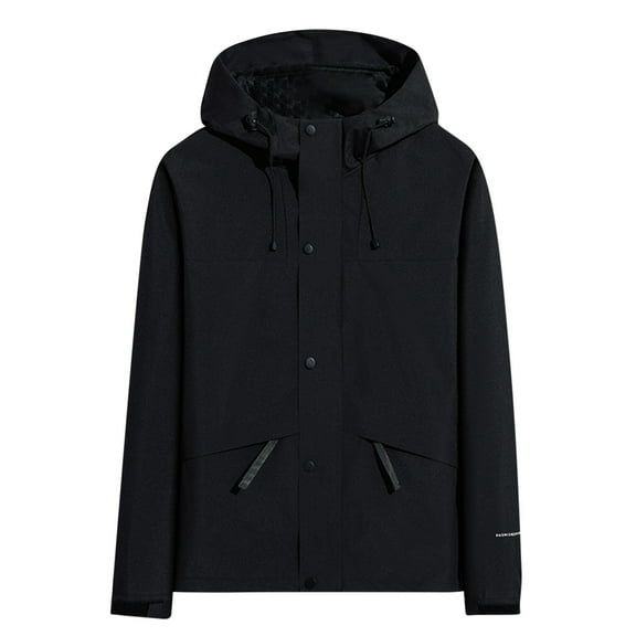 HTNBO Women Casual Lightweight Softshell Jacket Waterproof Hoodie Outdoor Windbreaker Trench Rainjacket