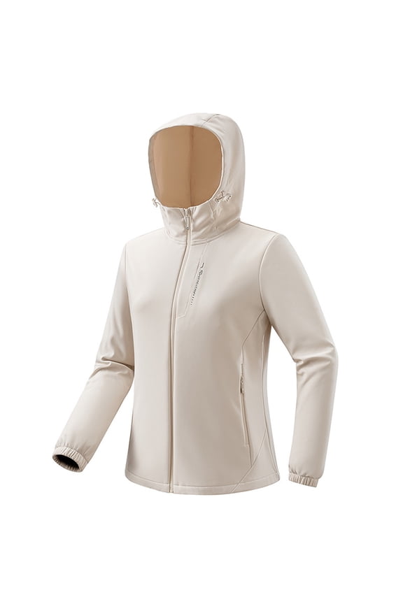 Women Ski Snowboarding Jacket Windproof Fleece Lined Winter Trendy Warm Hood Coat for Running Golf Hiking