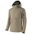 thumbnail image 1 of HTNBO Womens Rain Jacket Waterproof Shell Jacket Detachable Hooded Windbreaker Raincoat for Outdoor Hiking Travel, 1 of 2