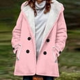 thumbnail image 1 of HTNBO Womens Winter Coats Outerwear Ladies Fleece Jackets with Hood Long Coats for Cold Weather Terra and, 1 of 4