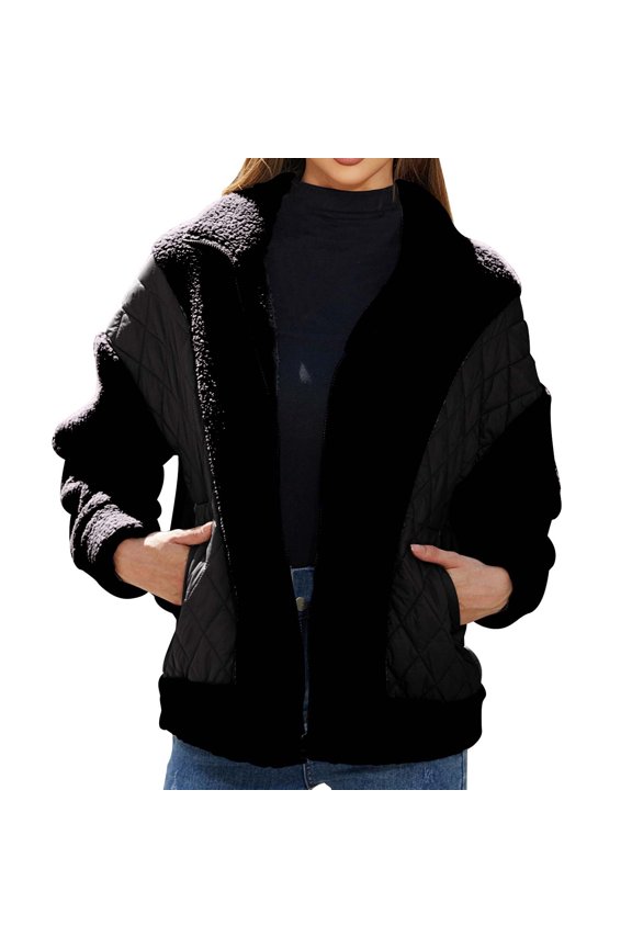 Womens Zip Up Hoodies Sweatshirt Fleece Leopard Long Sleeve Drawstring Warm Fuzzy Jacket with Pockets