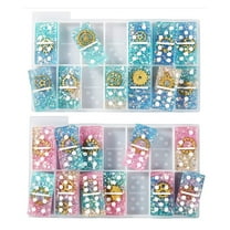 7 Shapes Dice Molds for Resin, EEEkit Resin Dice Mold Set with