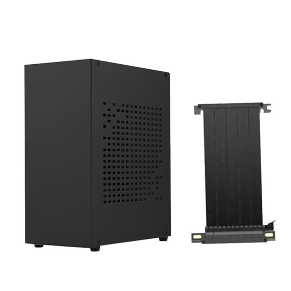 HTPC Case A07 Mini ITX Chassis Supports RTX2070 CPUs USB3.0 with PCIE3.0 Cable USB3.0 Port 1U Power Supply Aluminum
