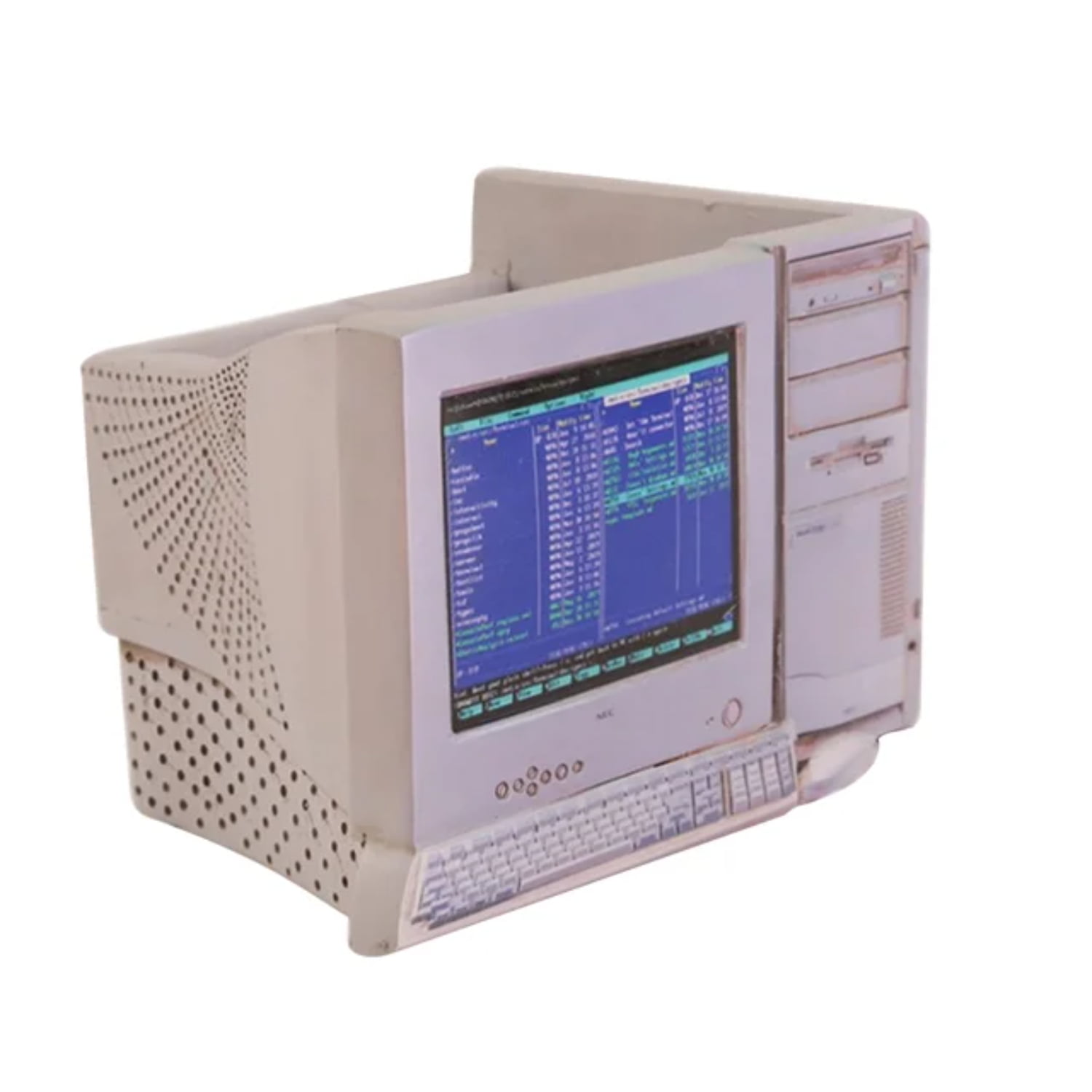 HTPEIXT Retro Chic Computer Flowerpot - Indoor Succulent Planter Resin ...