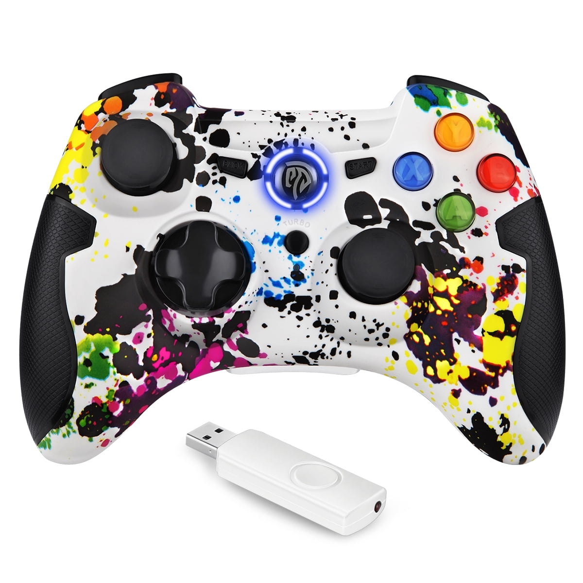 HTQ 9013 Wireless Gaming Controller for PC Windows 7 8 10 Laptop Tablet