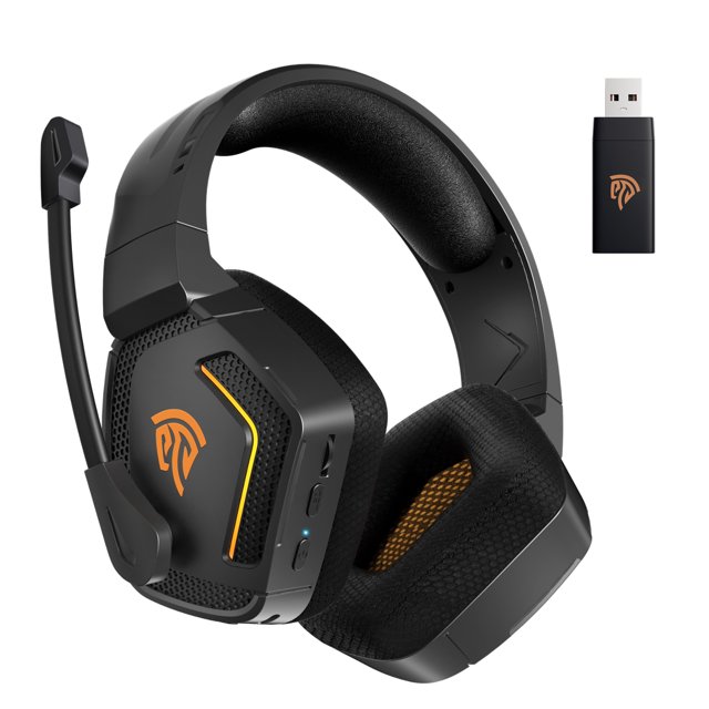 HTQ Wireless Gaming Headsets for PS4, PS5, PC with Noise Cancelling Microphone Stereo Sound