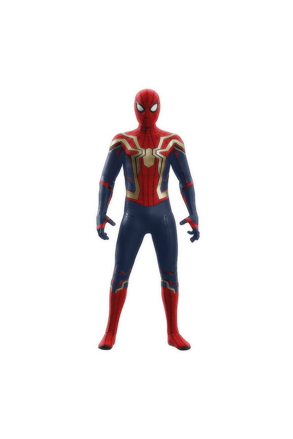 Halloween Superhero Fancy Dress Costumes, Superhero Onesie Cosplay Outfits with Masks, One-Piece Superhero Jumpsuit, Halloween Party Dress up Performance Costume for Boys, Red/100