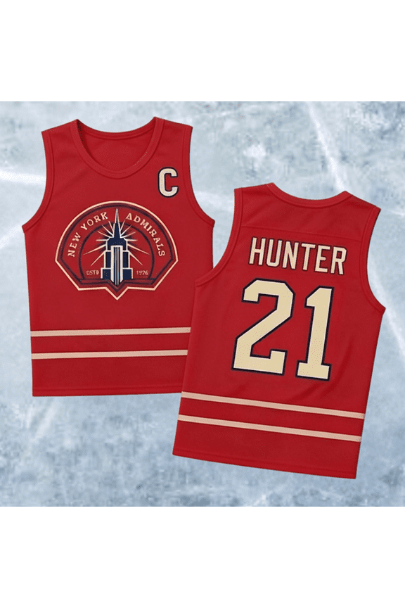 Heated Rivalry Sleeveless Jersey - Hunter #21 Heated Rivalry C Patch Tank Top for Fans - XXL