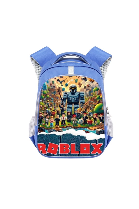 Unisex Adjustable Strap Polyester Roblox School Backpack
