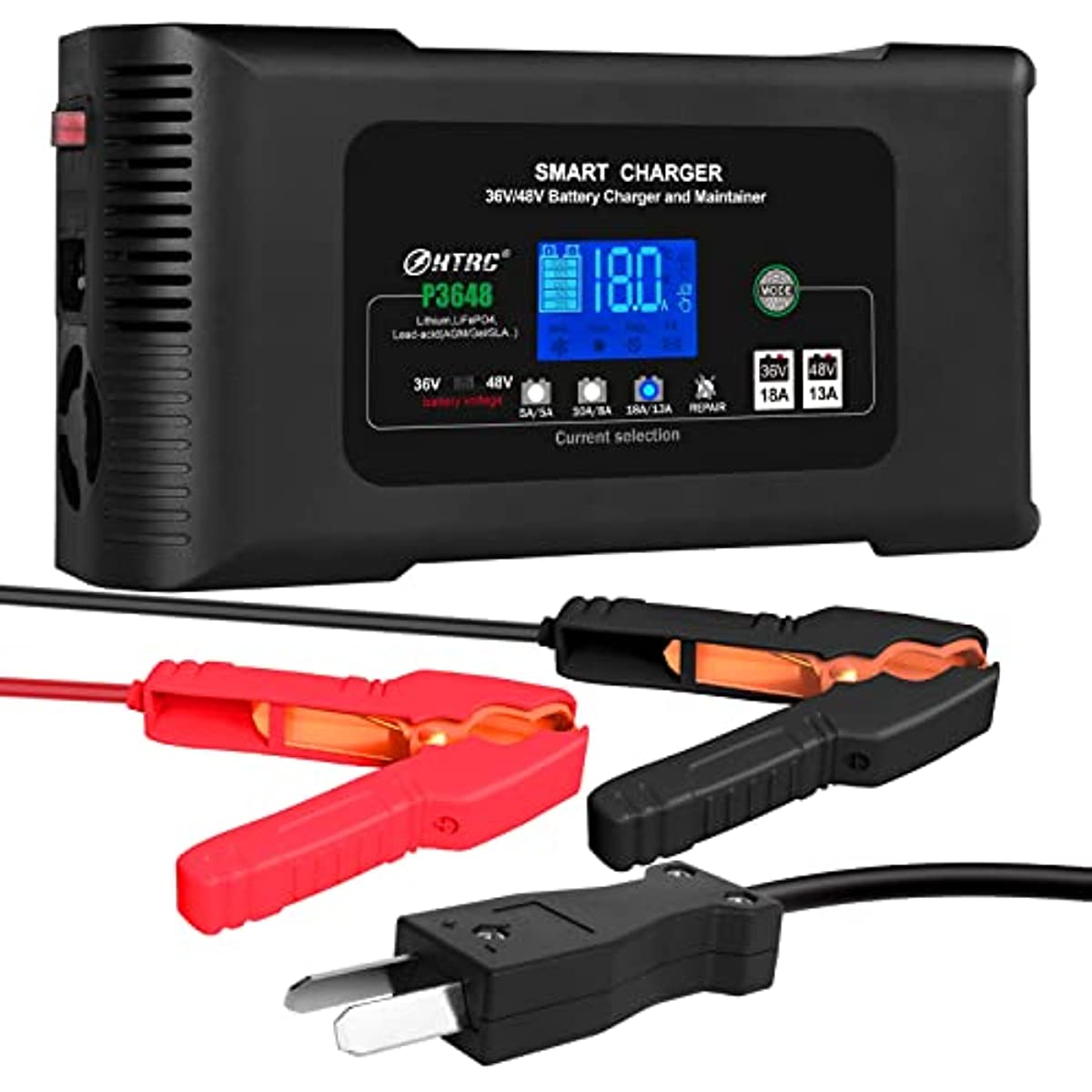 HTRC 36V 18Amp and 48V 13Amp Golf cart Charger , Car Battery Charger