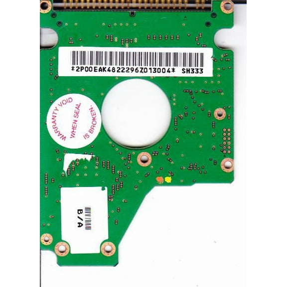 HTS428060F9AT00, B/A0A2 B/A, SH333, Hitachi 60.01GB IDE 2.5 PCB