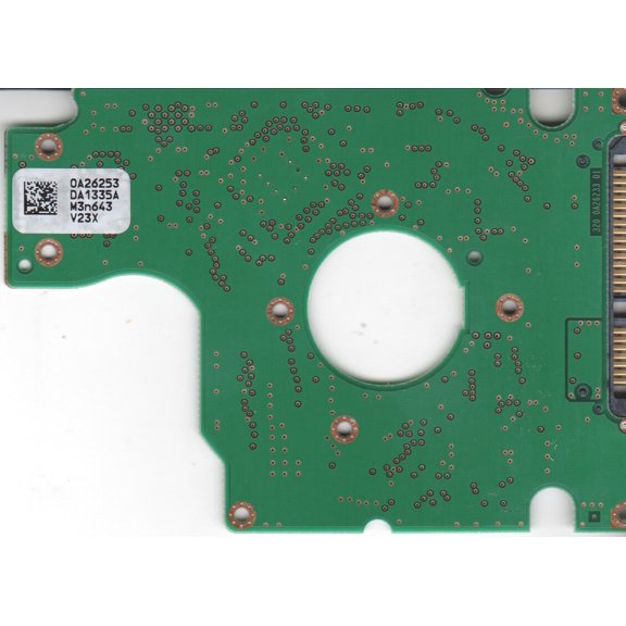 HTS721060G9SA00, 0A26253 DA1335A, 0A25025, DA1534, Hitachi SATA 2.5 PCB