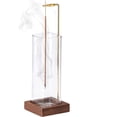 thumbnail image 1 of HTSQYL Incense Holder for Sticks, Anti-Ash Flying Incense Burner with Removable Glass Ash Catcher No Mess, Wooden Incense Holder for Meditation Yoga Spa Room Decor, 1 of 7