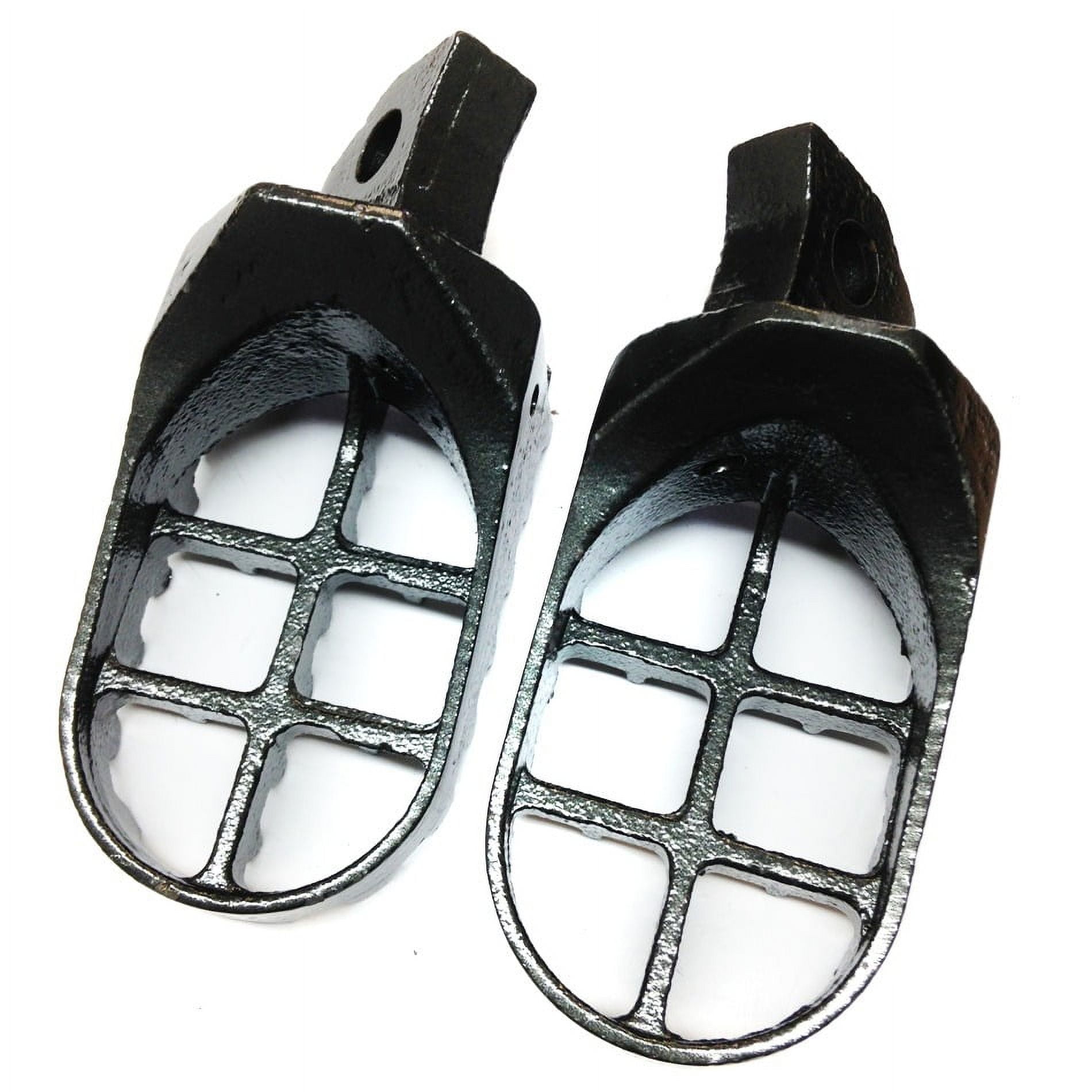 HTT Gunmetal Black Motocross MX Foot Pegs For Kawasaki KDX200 KDX220R