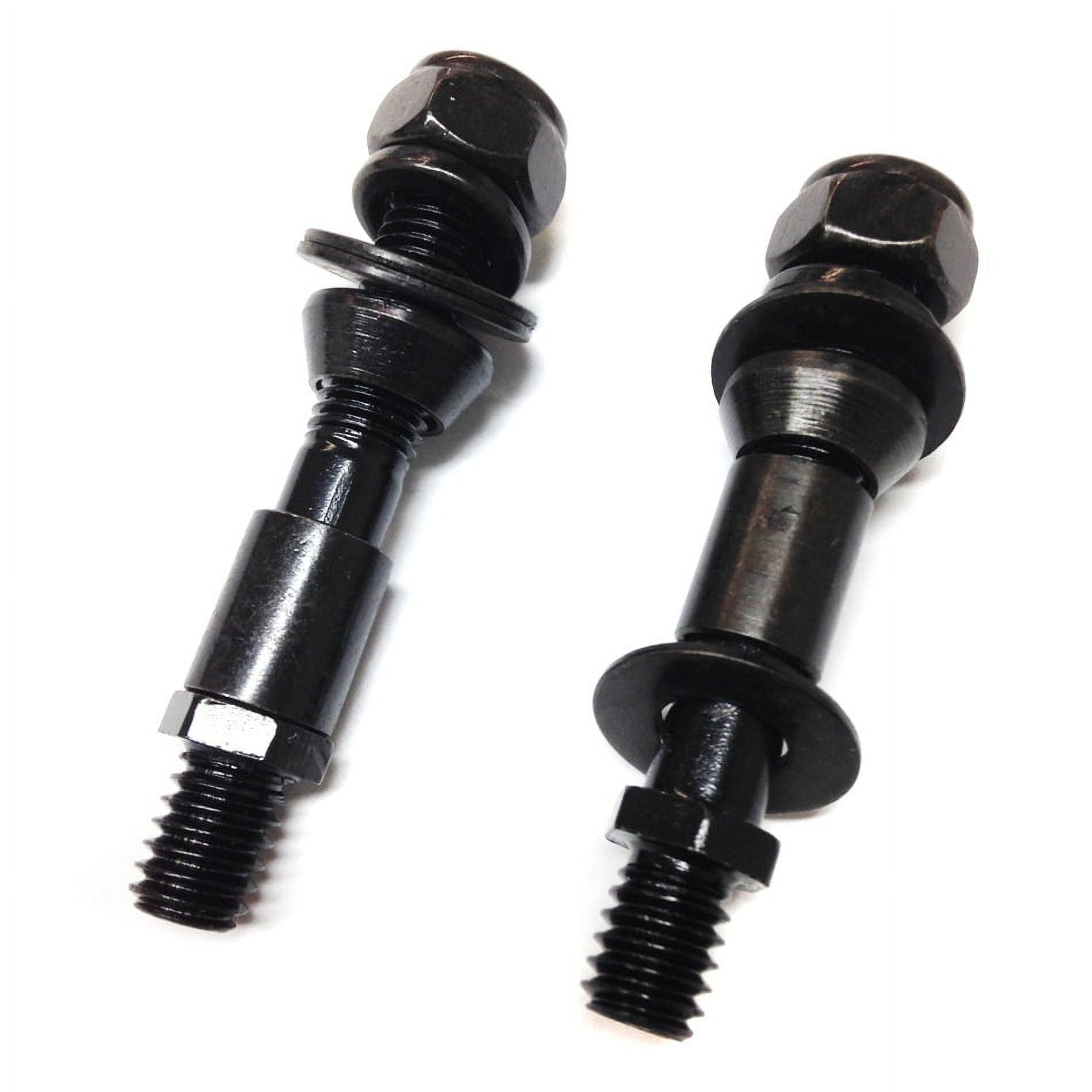 HTTMOTOR Black 2X Turn Signal Adapter Hardware Mounting Bolt Kits For