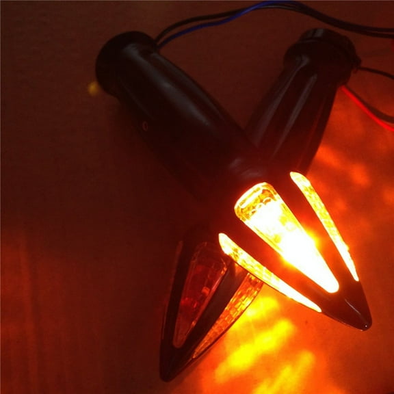 HTT-MOTOR Black Motorcycle 1" 25mm Hand Grips w/ Turn Signals For Most Motorcycles bikes with 1" 25mm handlebars (Harley Road King/ Dyna/ Fat Boy/ Sporster)