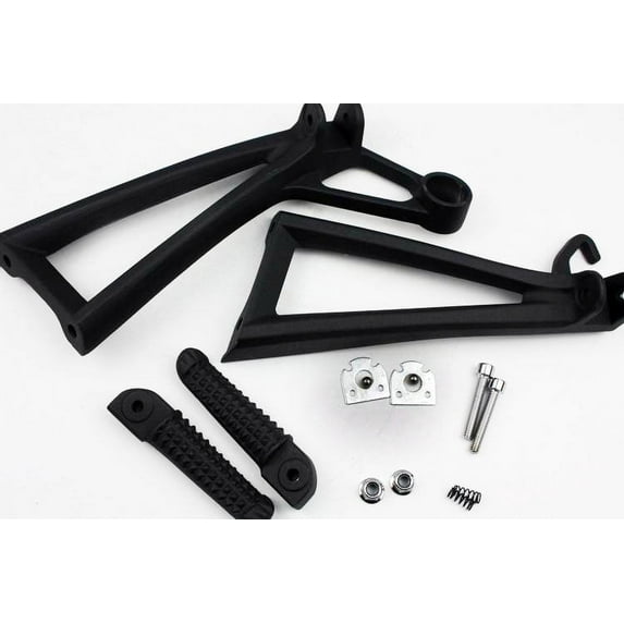 HTT-MOTOR Black Passenger Foot Peg For Yamaha Yzf R6 R6S 2003-2006 2007 2008 2009 2010