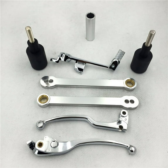 HTT-MOTOR Brake Pedal Hand Lever Shift Linkages Frame Sliders for 2003-2006 Honda CBR600RR